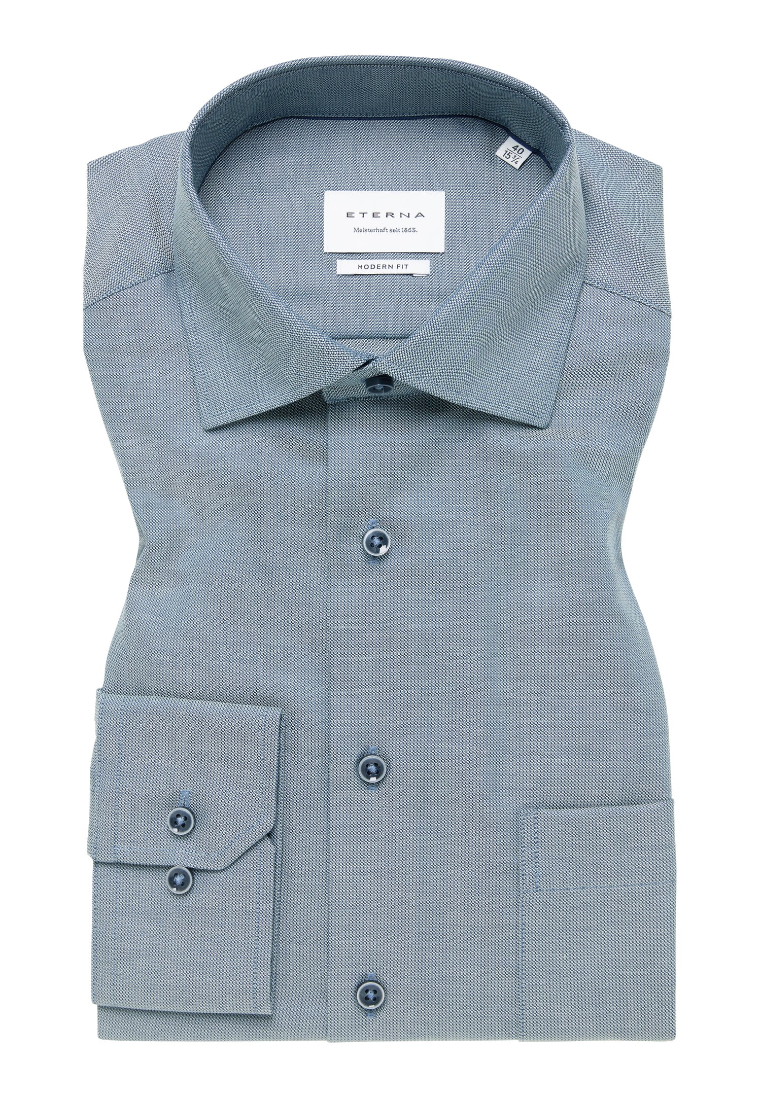 TrendyMan Hemd Modern Fit Herren Bügelfrei