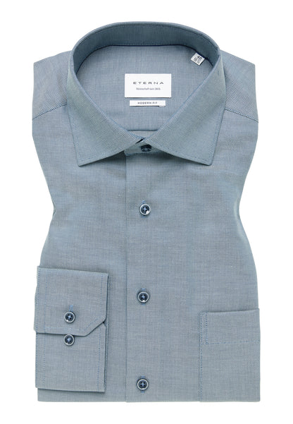 TrendyMan Hemd Modern Fit Herren Bügelfrei