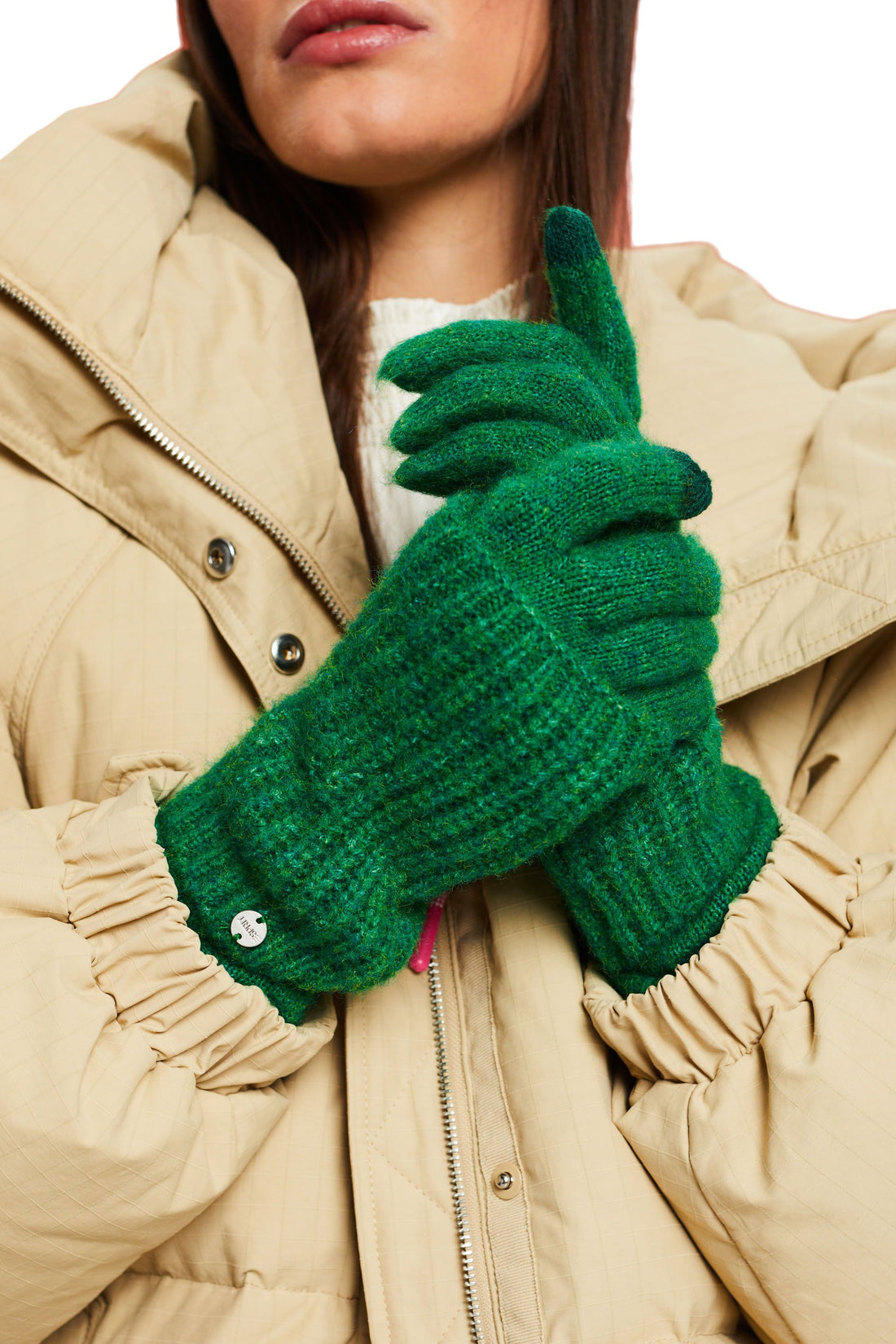 Esprit Strickmütze für Erwachsene mit Wolle und Elasthan