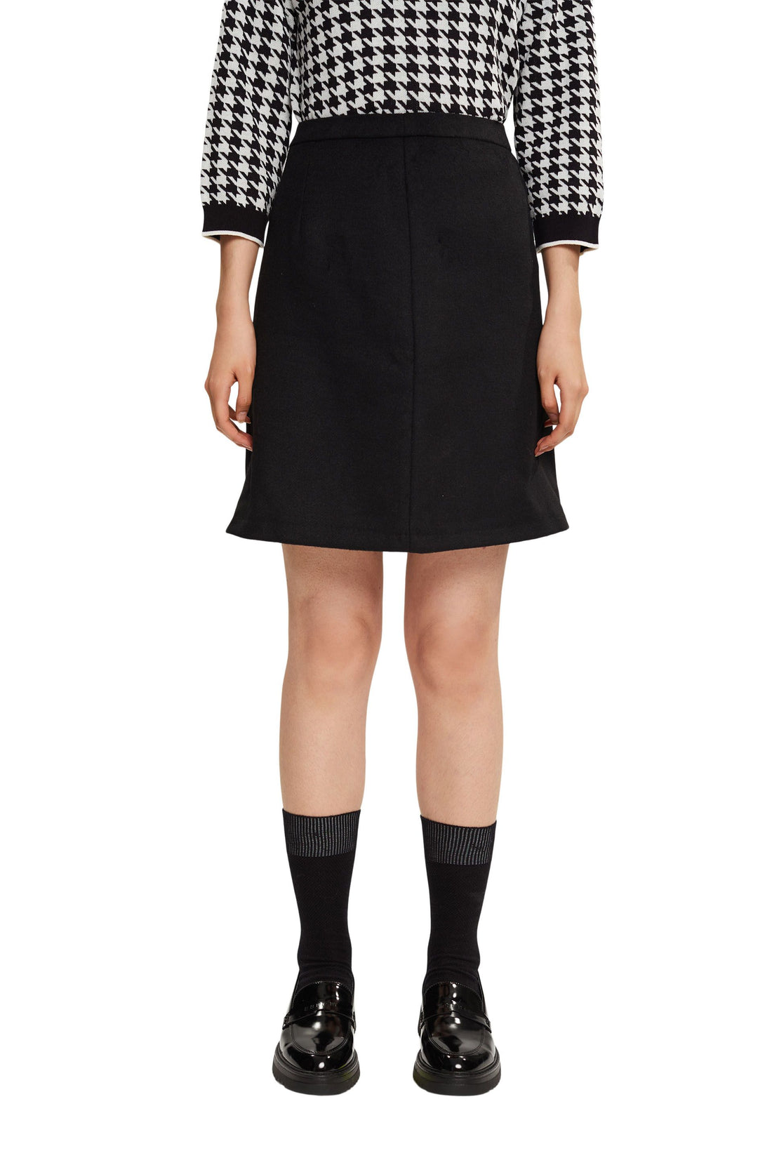 Esprit A-Linie Minirock für Damen mit Wollmix