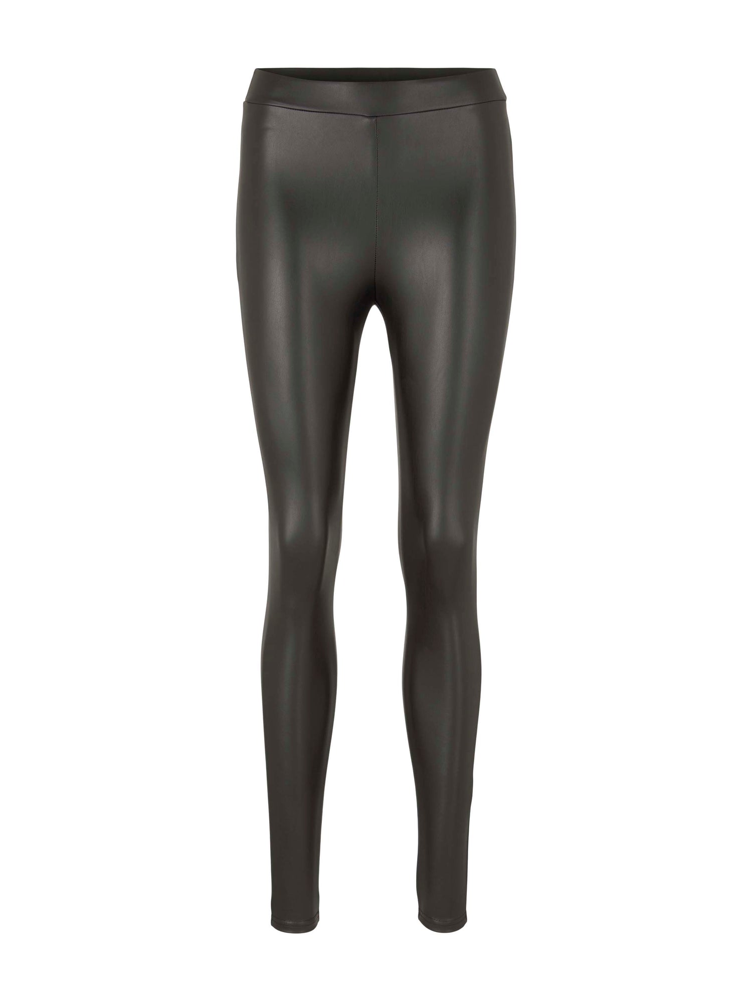Tom Tailor Denim Leggings Damen Enge Kunstlederhose Hohe Leibhöhe