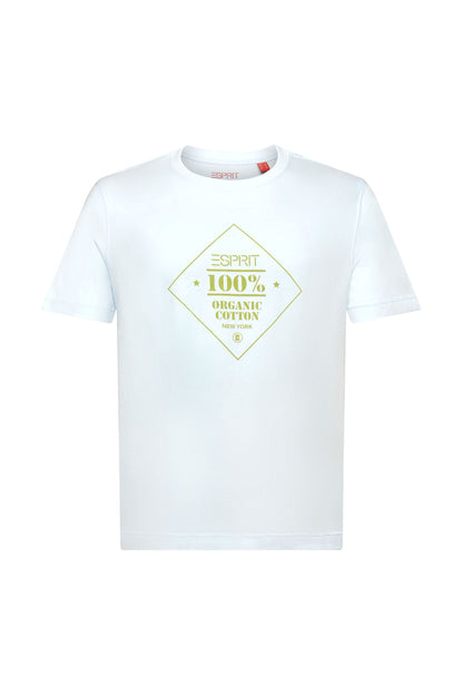 Esprit Herren T-Shirt Organic Cotton Logo-Print Regular Fit