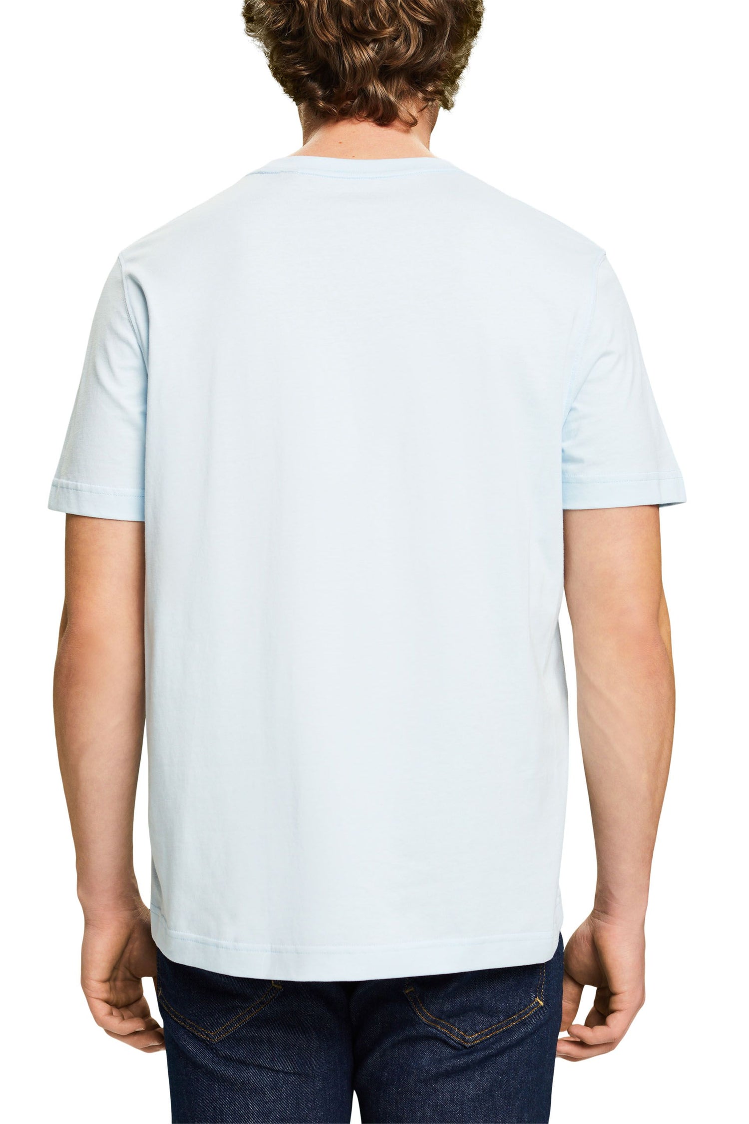 Esprit Herren T-Shirt Organic Cotton Logo-Print Regular Fit