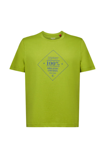 Esprit Herren T-Shirt Organic Cotton Logo-Print Regular Fit