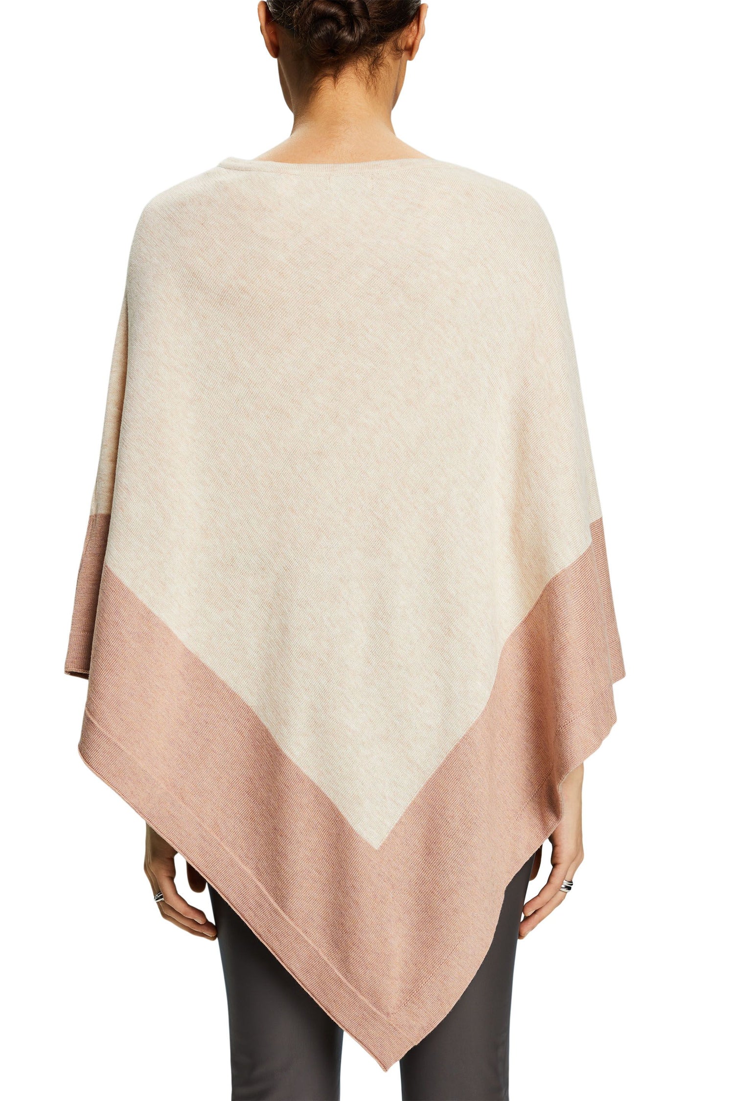 Esprit Strickpullover Damen Zweifarbiger Zipfelsaum