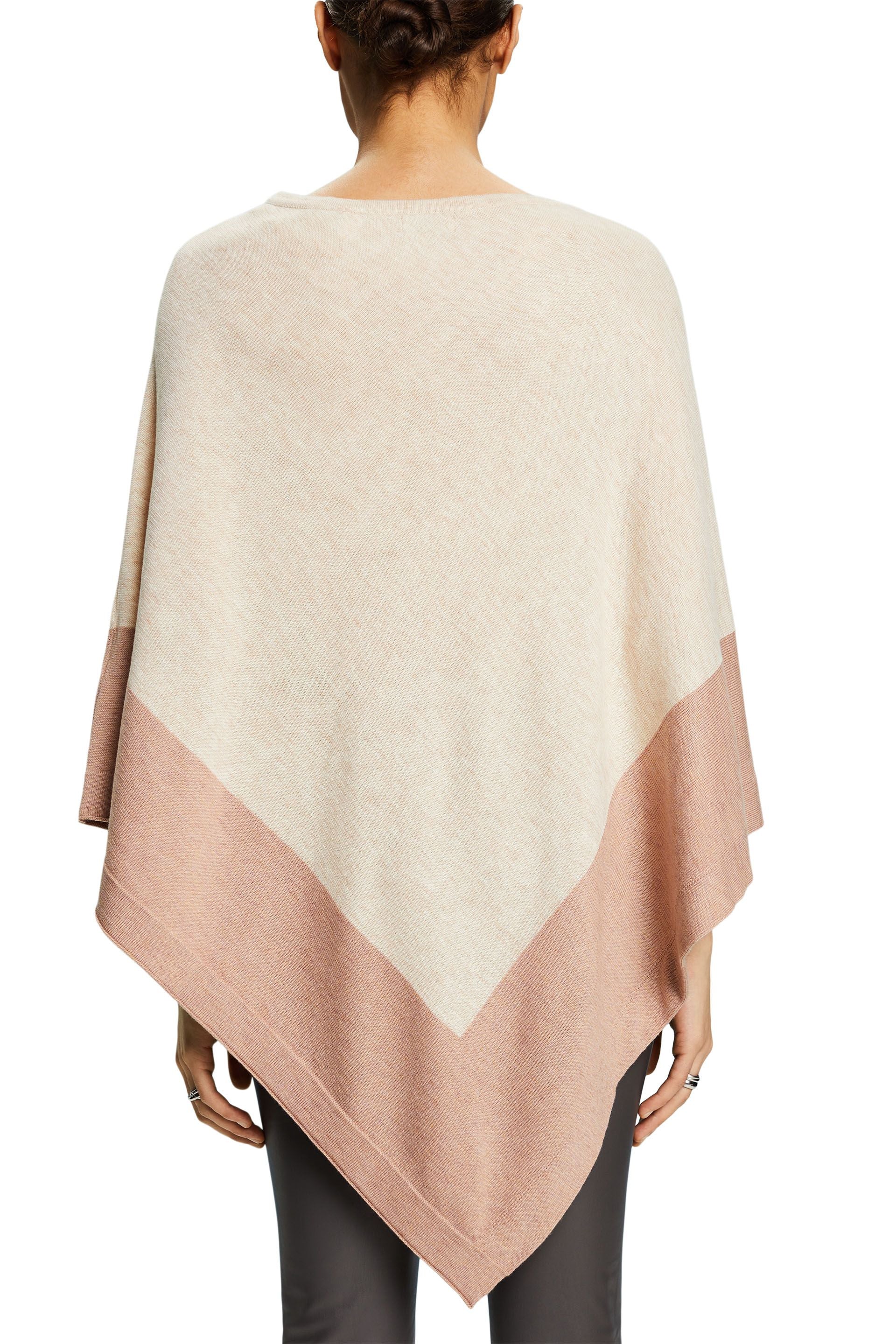 Esprit Strickpullover Damen Zweifarbiger Zipfelsaum