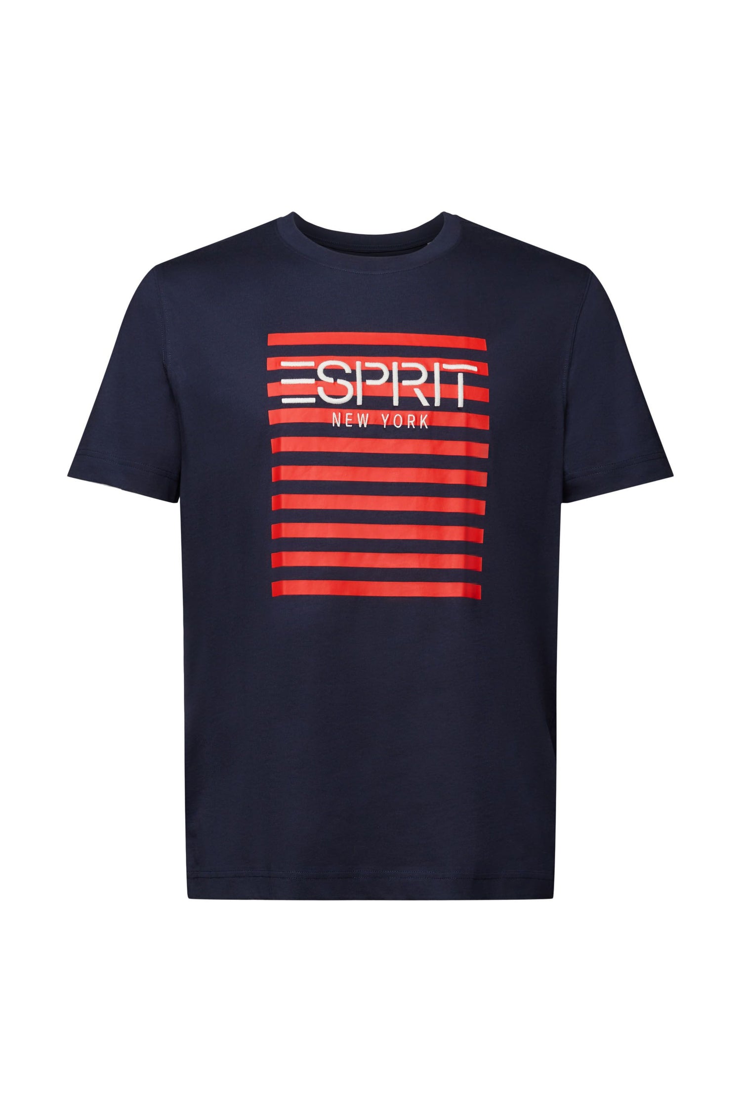 Esprit Herren T-Shirt Regular Fit Grafikprint Baumwolle