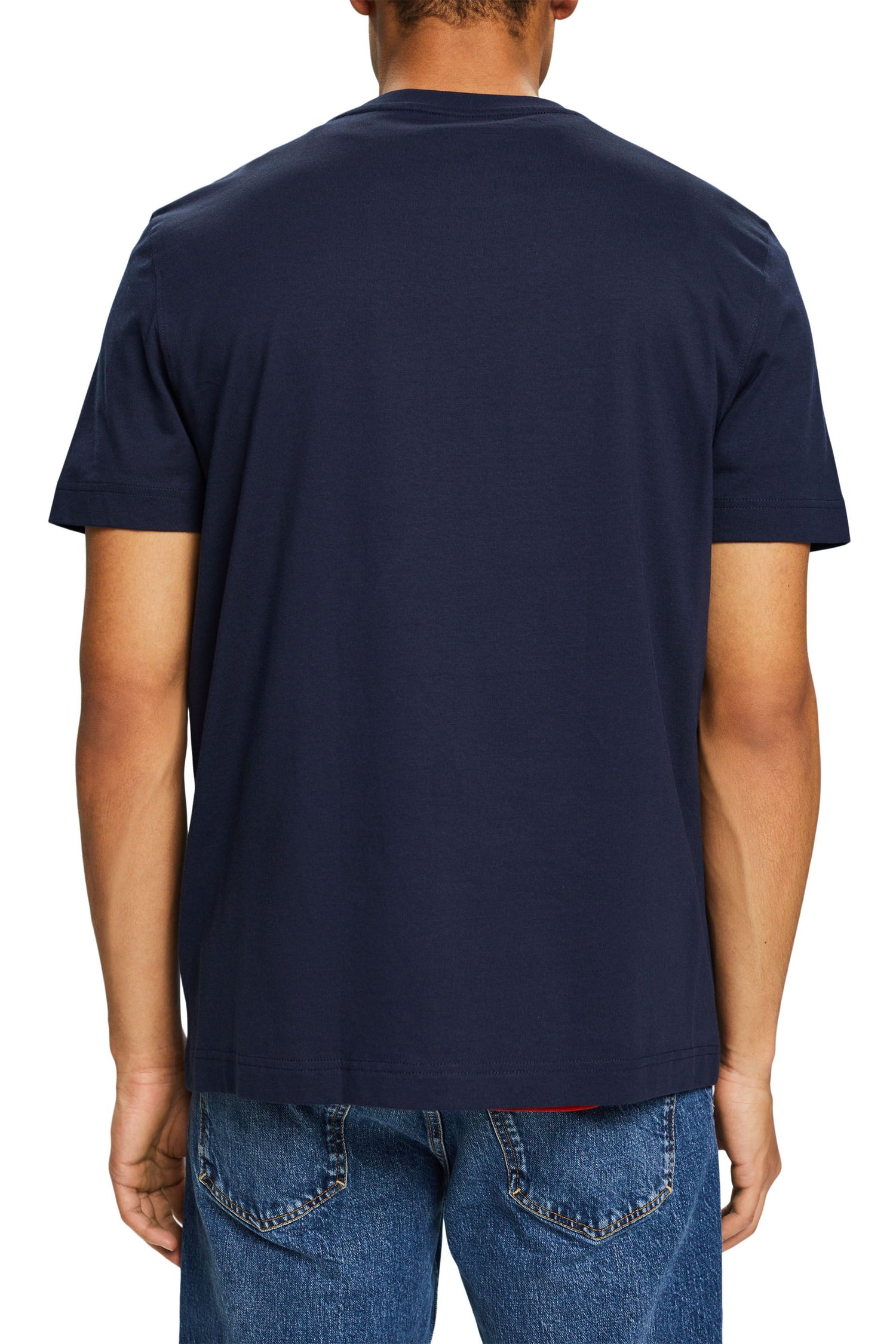 Esprit Herren T-Shirt Regular Fit Grafikprint Baumwolle
