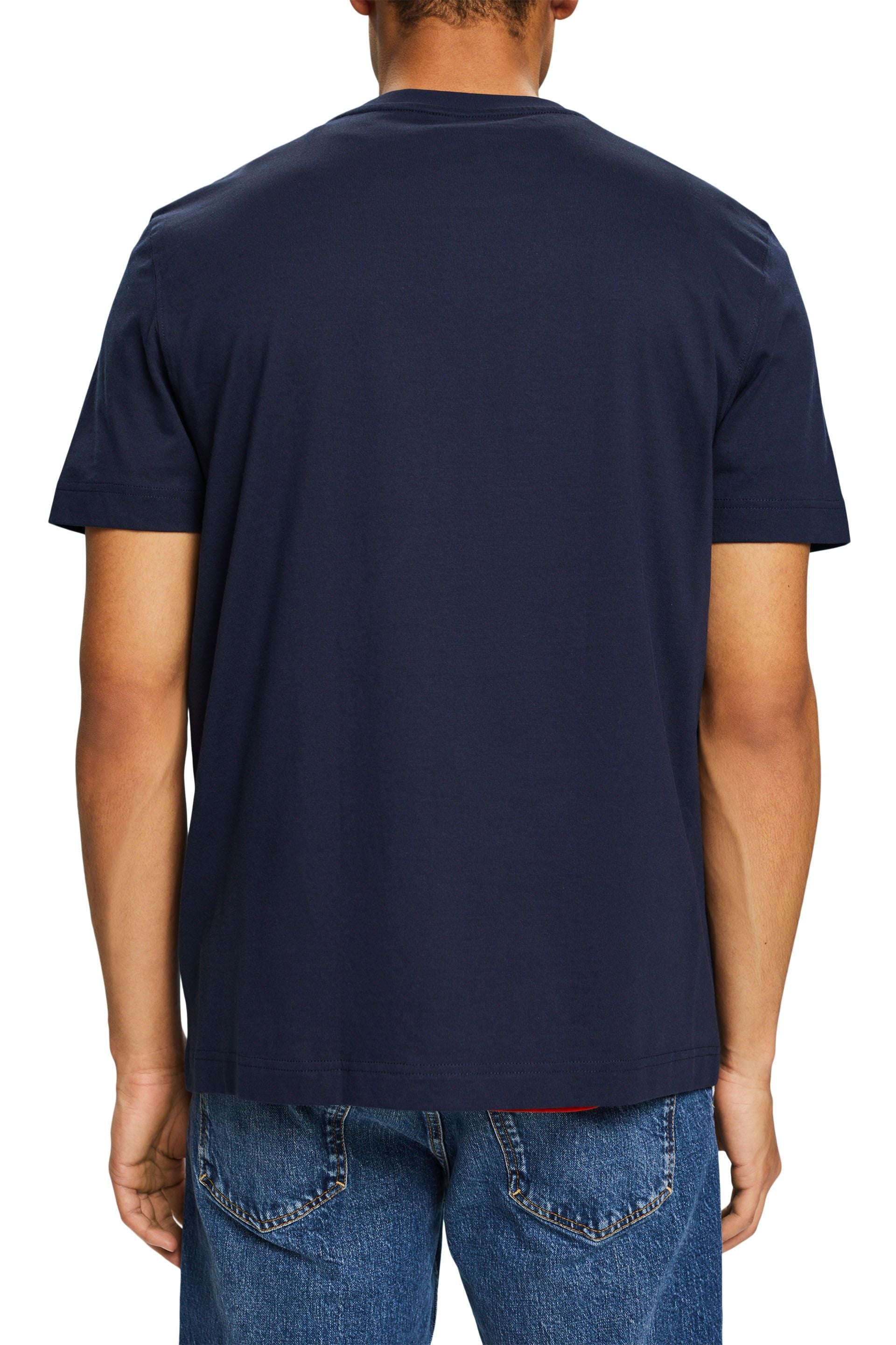 Esprit Herren T-Shirt Regular Fit Grafikprint Baumwolle