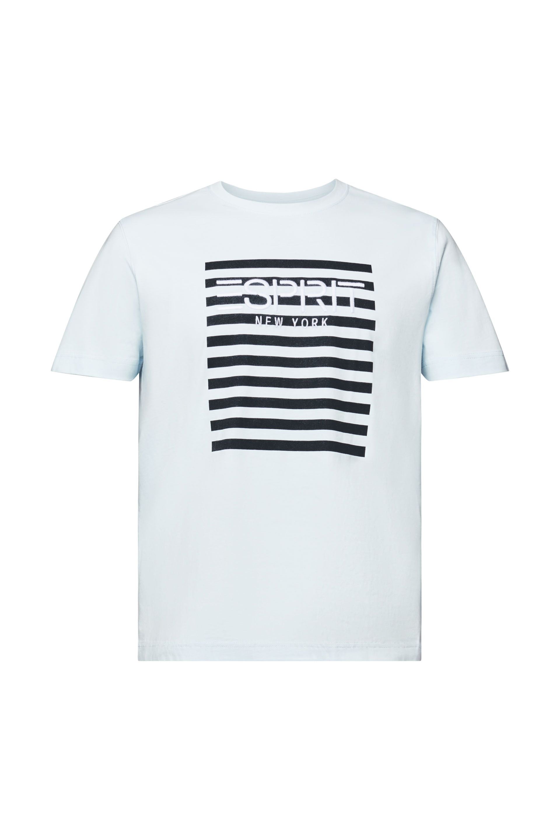 Esprit Herren T-Shirt Regular Fit Grafikprint Baumwolle