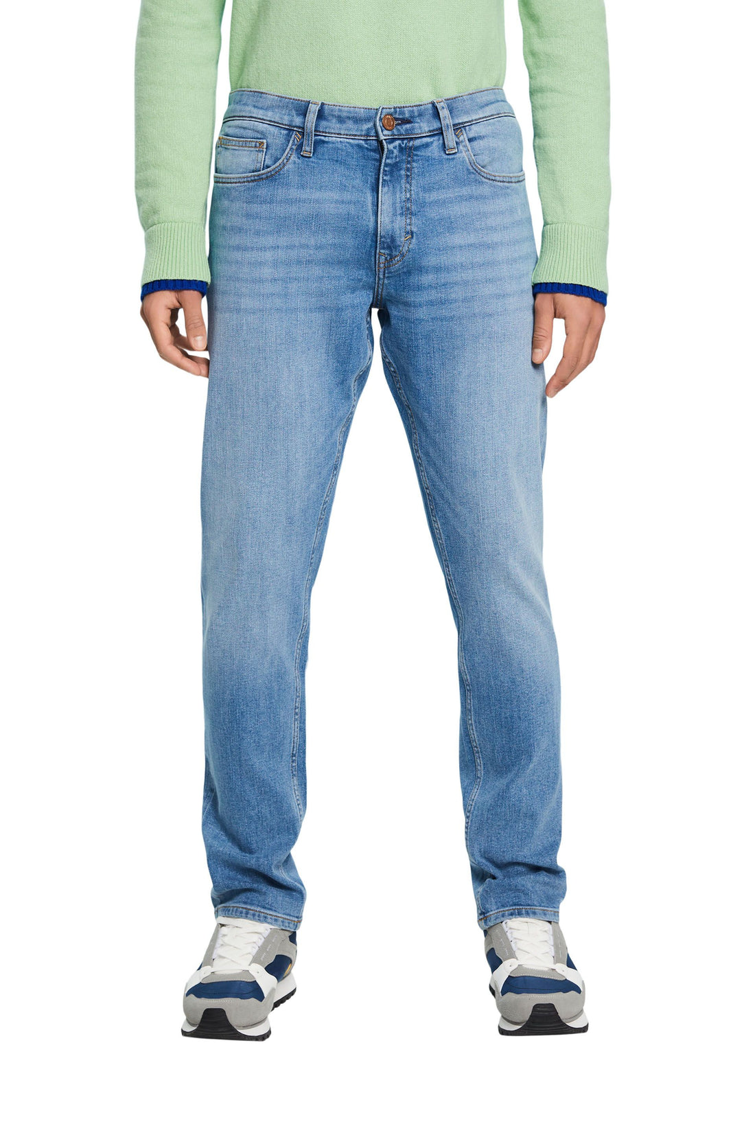 ESPRIT Herren Slim Fit Denim mit recycelter Baumwolle