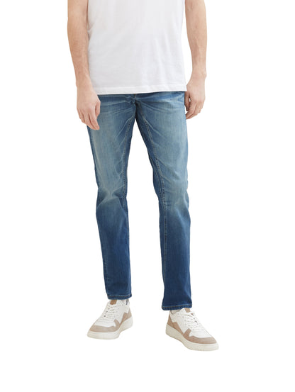 Tom Tailor Denim Jeans Regular Tapered Fit Herren mit recycelter Baumwolle