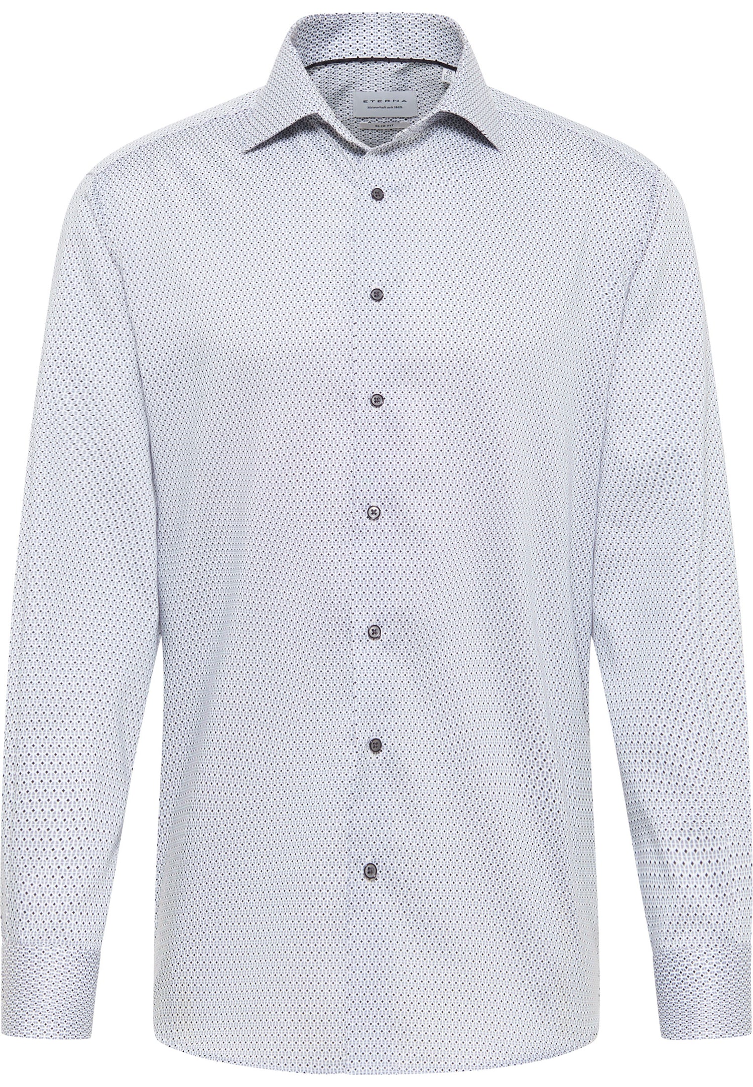 Twill Print-Hemd für Herren Bügelfrei