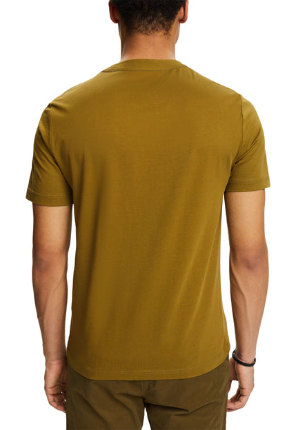 Esprit Herren Slim Fit T-Shirt Bio-Baumwolle