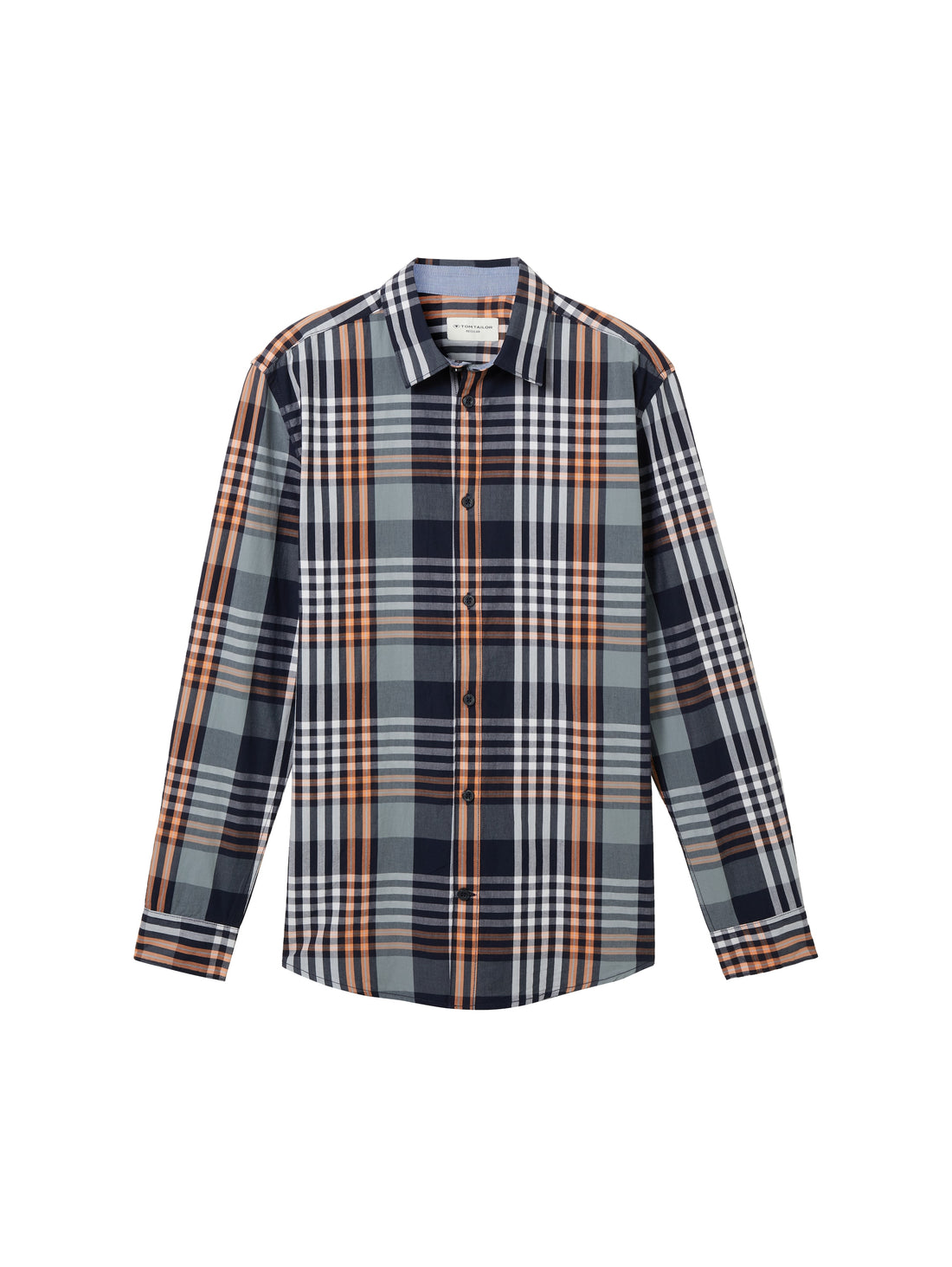 Tom Tailor Denim Hemd Regular Fit Herren Karomuster Baumwolle