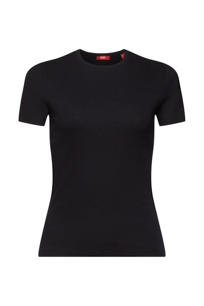 ESPRIT Baumwolljersey Stretch Top Damen Tailliert