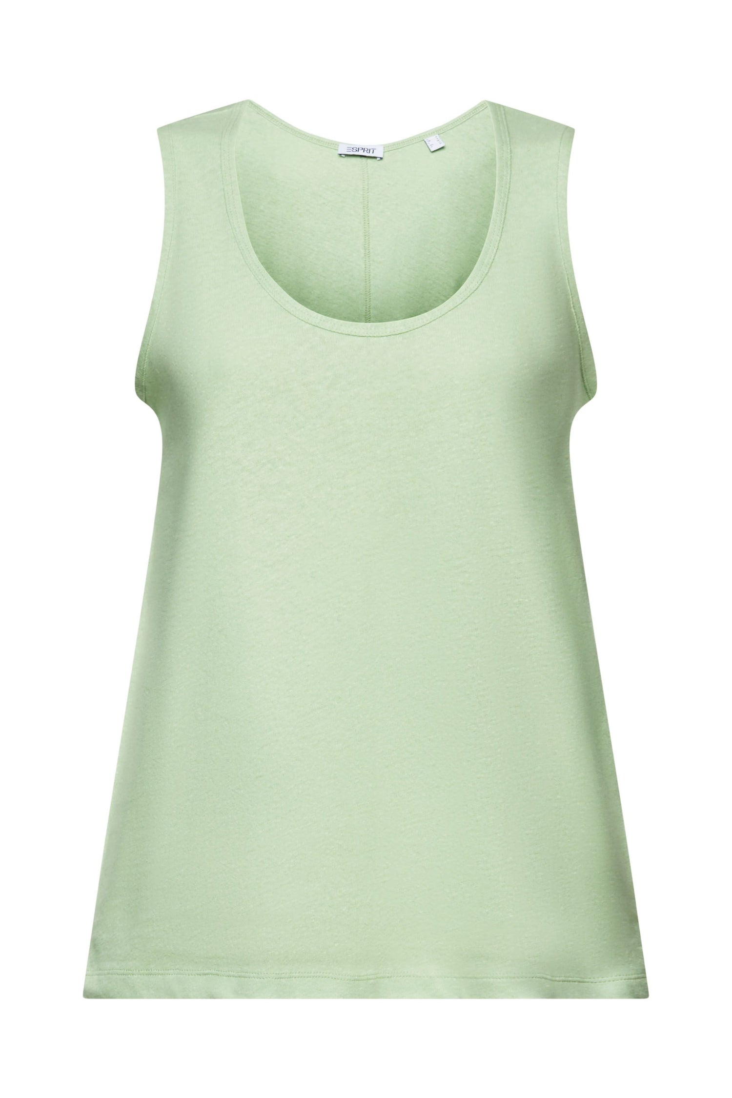 ESPRIT Leinen Baumwolle Top Damen Ärmellos Regular Fit