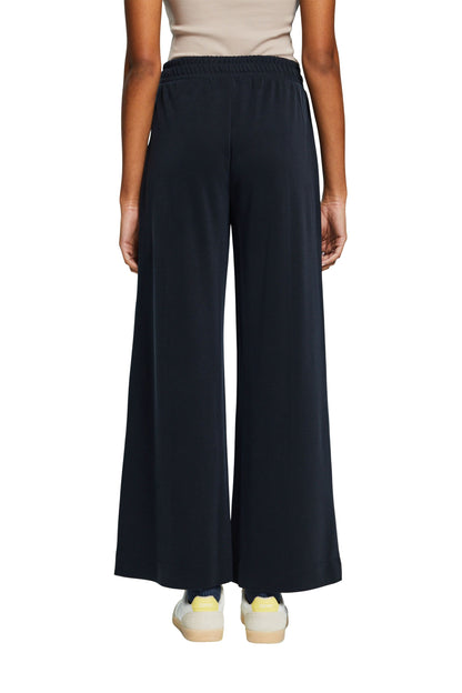 ESPRIT Weites Bein Hose für Erwachsene Faltennaht Elastischer Gummizugbund&lt;br&gt;
