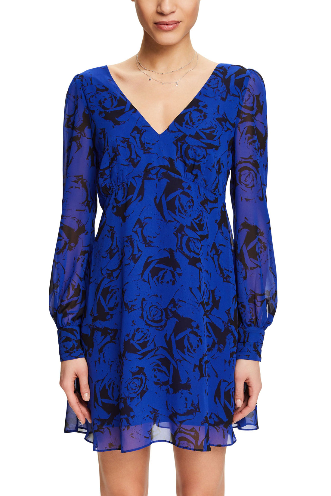 Esprit Chiffonkleid Damen Leicht &amp; Elegant