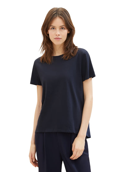 Tom Tailor Denim Bio-Baumwolle Loose Fit T-Shirt Damen