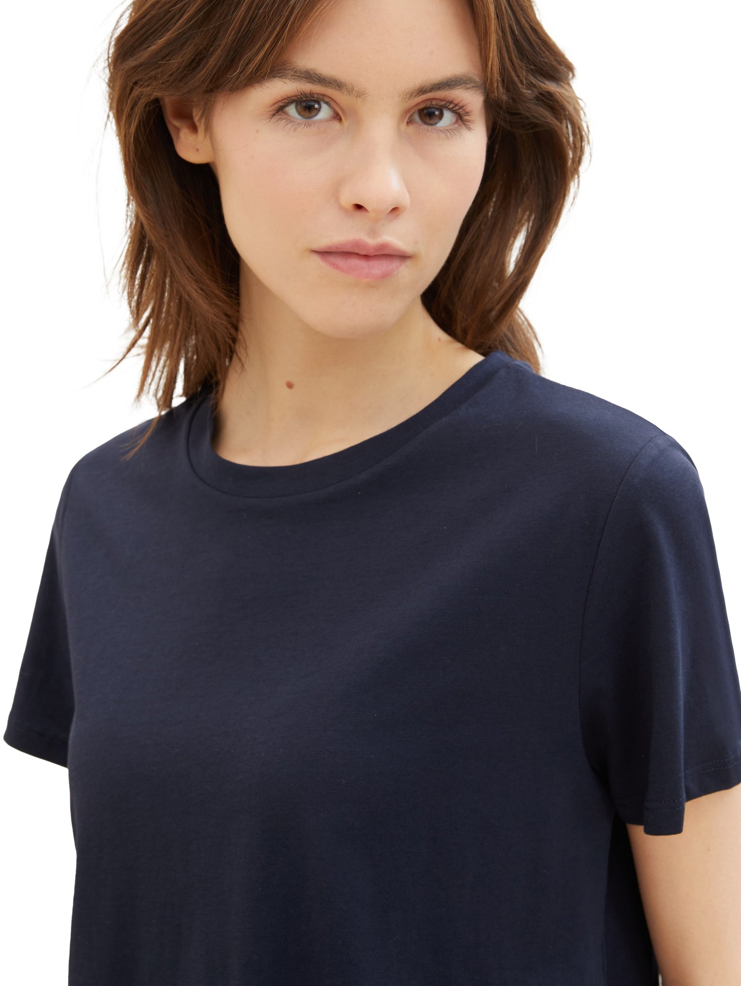 Tom Tailor Denim Bio-Baumwolle Loose Fit T-Shirt Damen