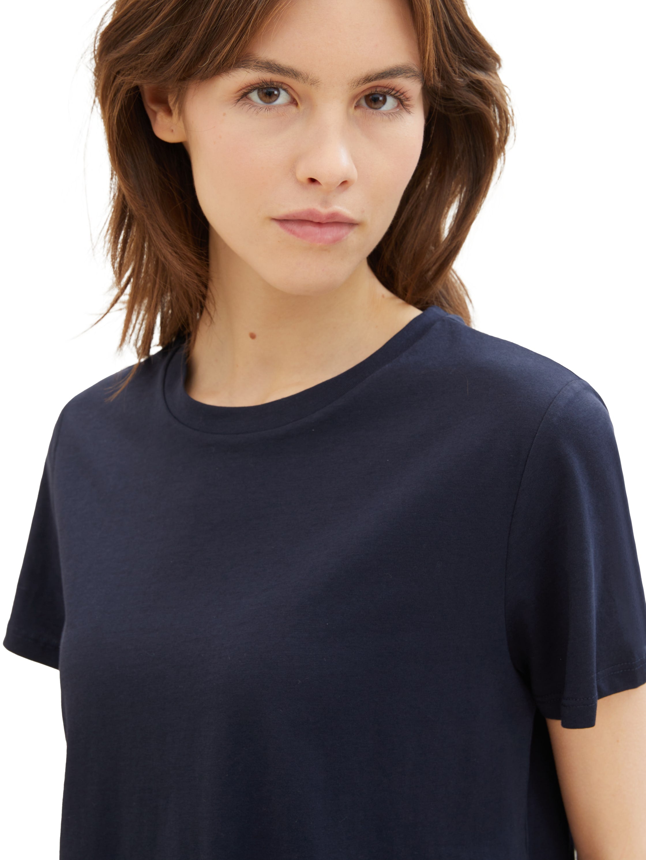 Tom Tailor Denim Bio-Baumwolle Loose Fit T-Shirt Damen