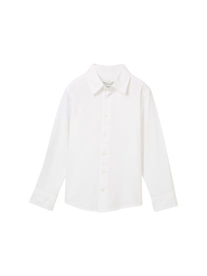 Tom Tailor Denim Langarmhemd Kinder Regular Fit mit recycelter Baumwolle
