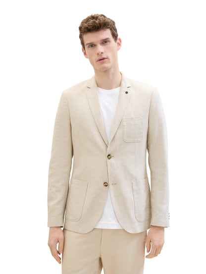 Tom Tailor Denim Hemd Langarm Regular Fit Herren Leinen Baumwolle Atmungsaktiv