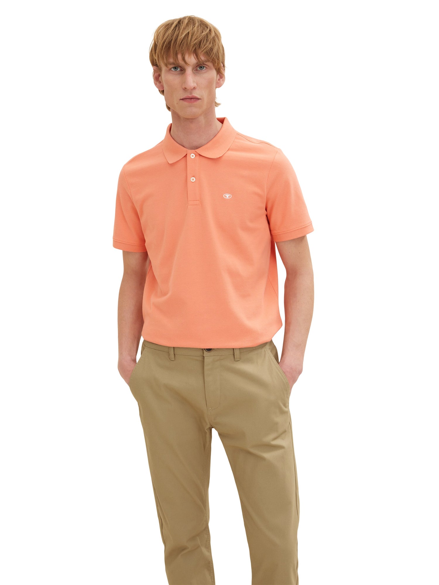 Tom Tailor Denim Herren Sommer Polo-Shirt in Marineblau
