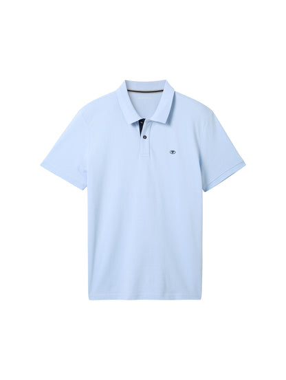 Tom Tailor Denim Herren Sommer Polo-Shirt in Marineblau