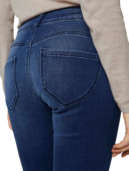 Tom Tailor Damen Jeans Skinny Fit Five-Pocket Dunkelblau