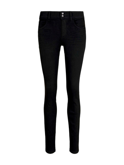 Tom Tailor Damen Jeans Skinny Fit Five-Pocket Dunkelblau