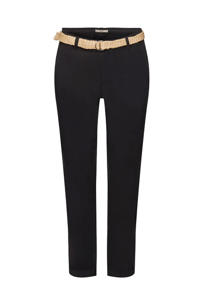 Chinohose mit Gürtel