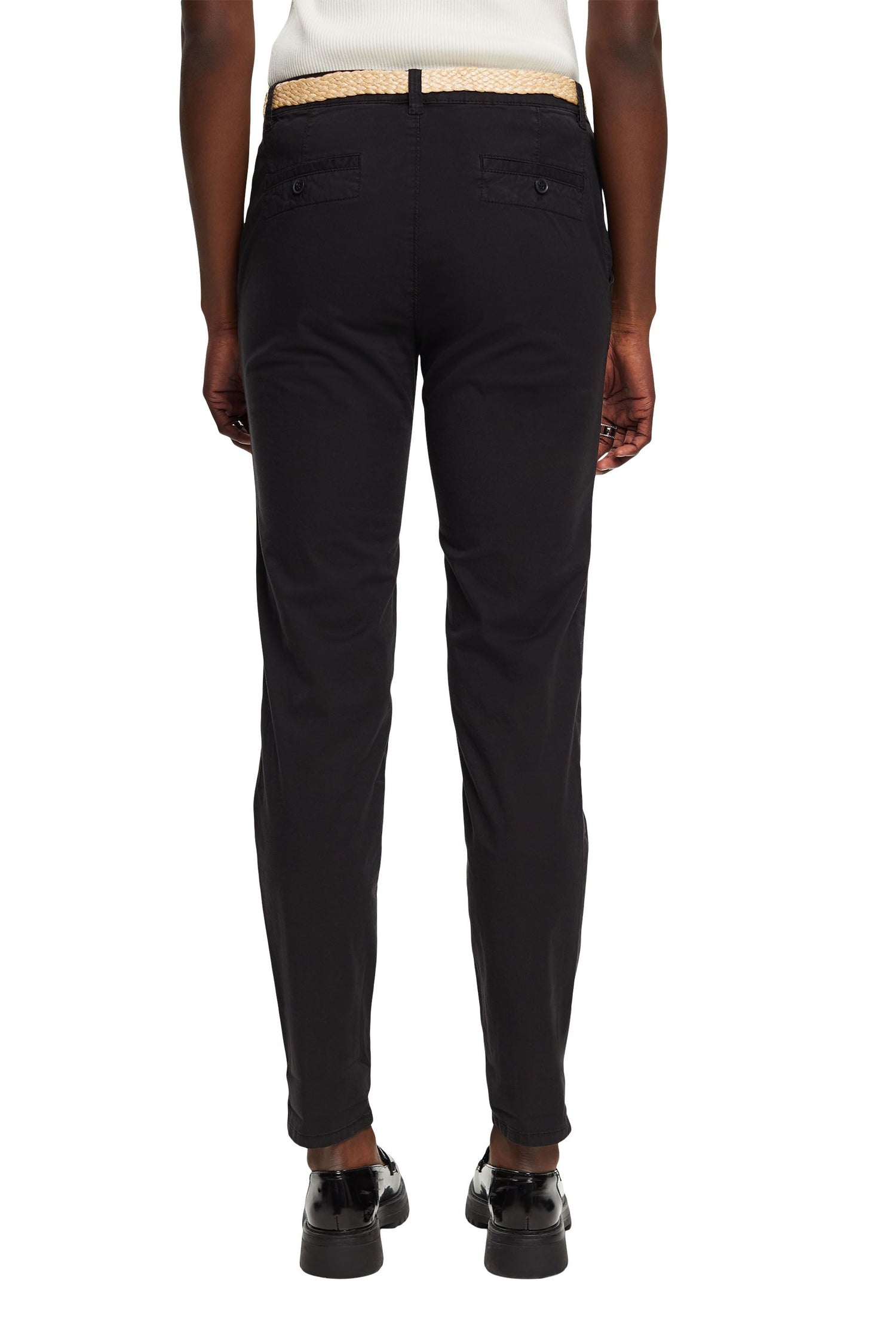 Chinohose mit Gürtel