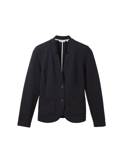 Tom Tailor Denim Blazer Damen Tailliert mit Nachhaltiger Baumwolle