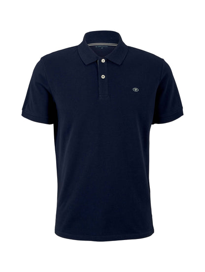 Tom Tailor Denim Polo-Shirt Herren mit Kontrastblende