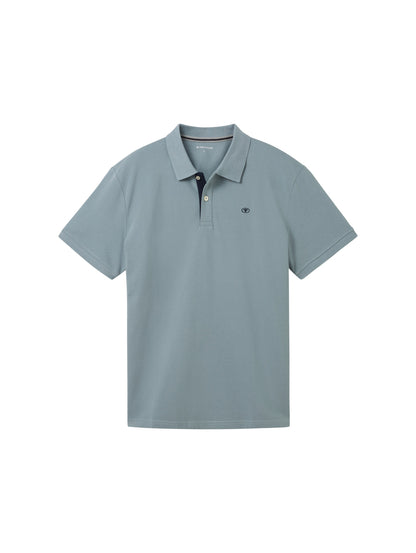 Tom Tailor Denim Polo-Shirt Herren mit Kontrastblende