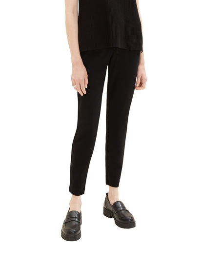 TOM TAILOR Relaxed Fit Stoffhose Damen Schwarz