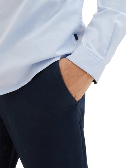 Tom Tailor Denim Hemd Regular Fit Herren Langarm Baumwolle Elastan