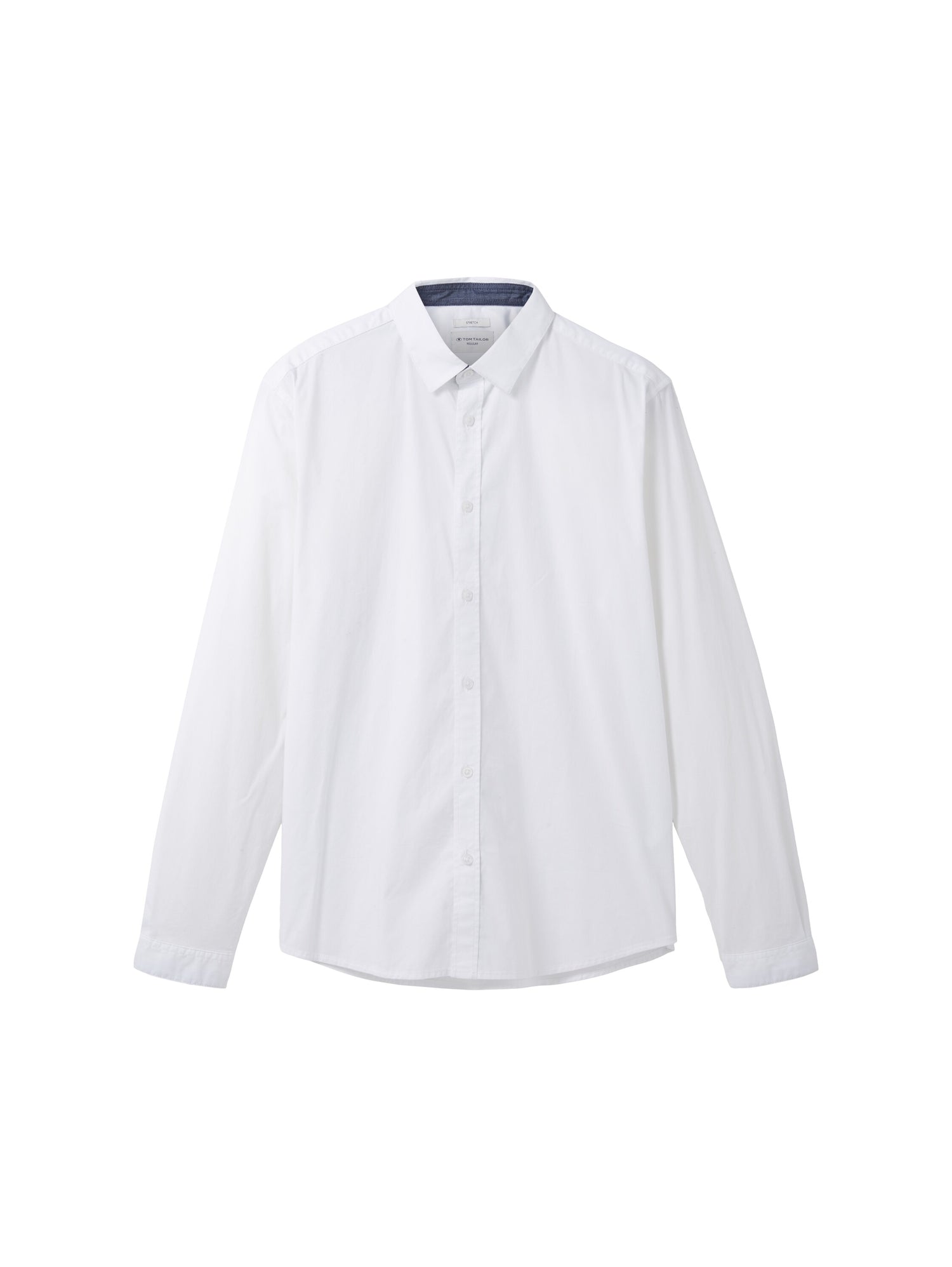 Tom Tailor Denim Hemd Regular Fit Herren Langarm Baumwolle Elastan
