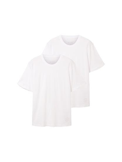 Tom Tailor Denim Logo T-Shirts für Erwachsene Männlich aus nachhaltiger Baumwolle