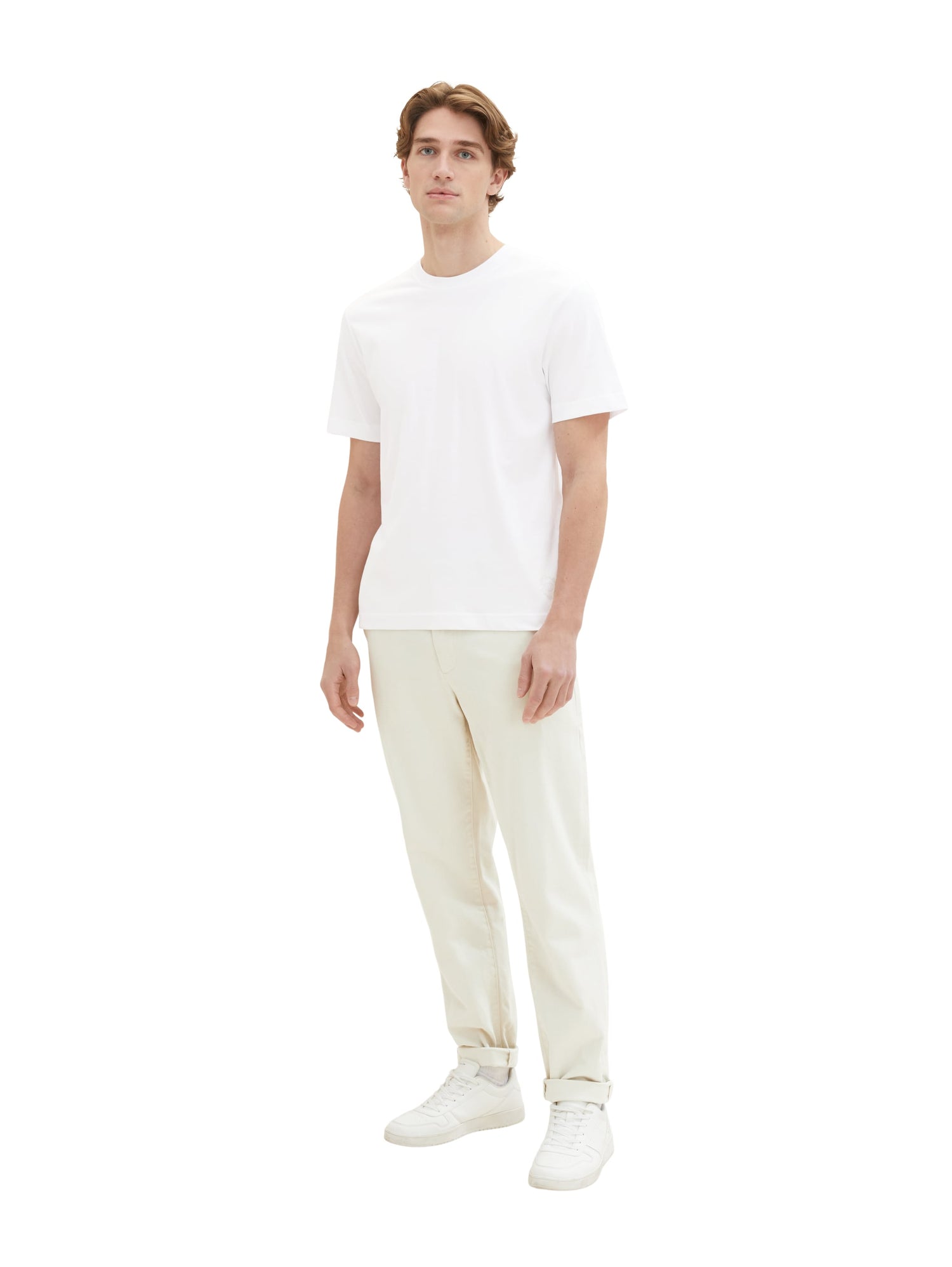 Tom Tailor Denim Logo T-Shirts für Erwachsene Männlich aus nachhaltiger Baumwolle