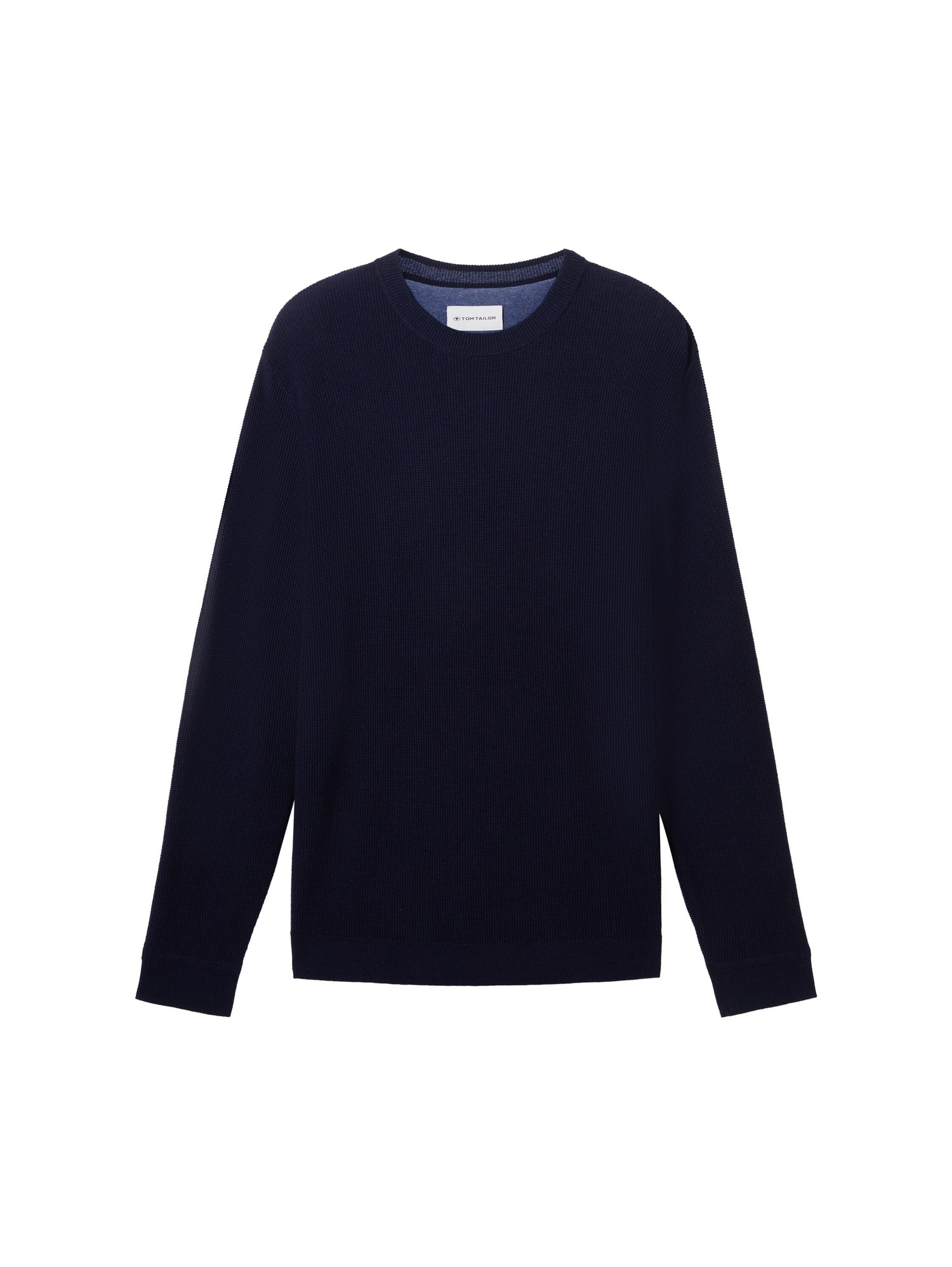 Tom Tailor Denim Strickpullover Herren Strukturiert Langarm Regular Fit