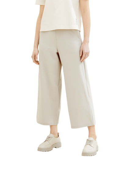 Tom Tailor Denim Damen Culotte Hose mit elastischem Bund