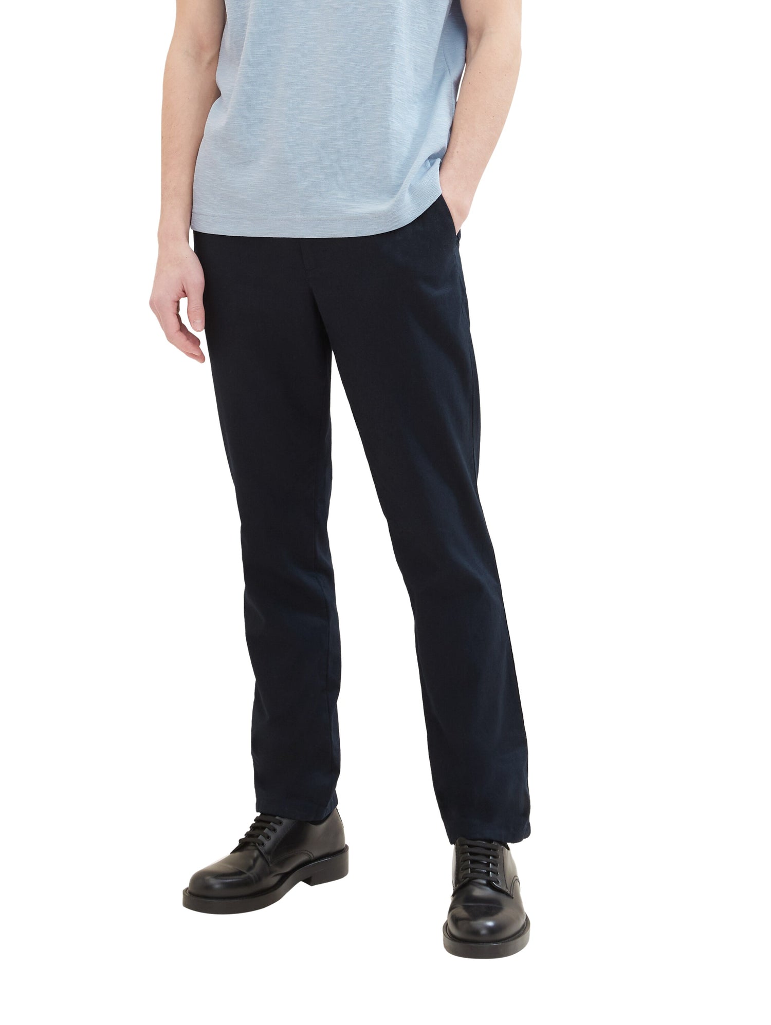 Tom Tailor Denim Leinen Baumwollhose Herren Beige