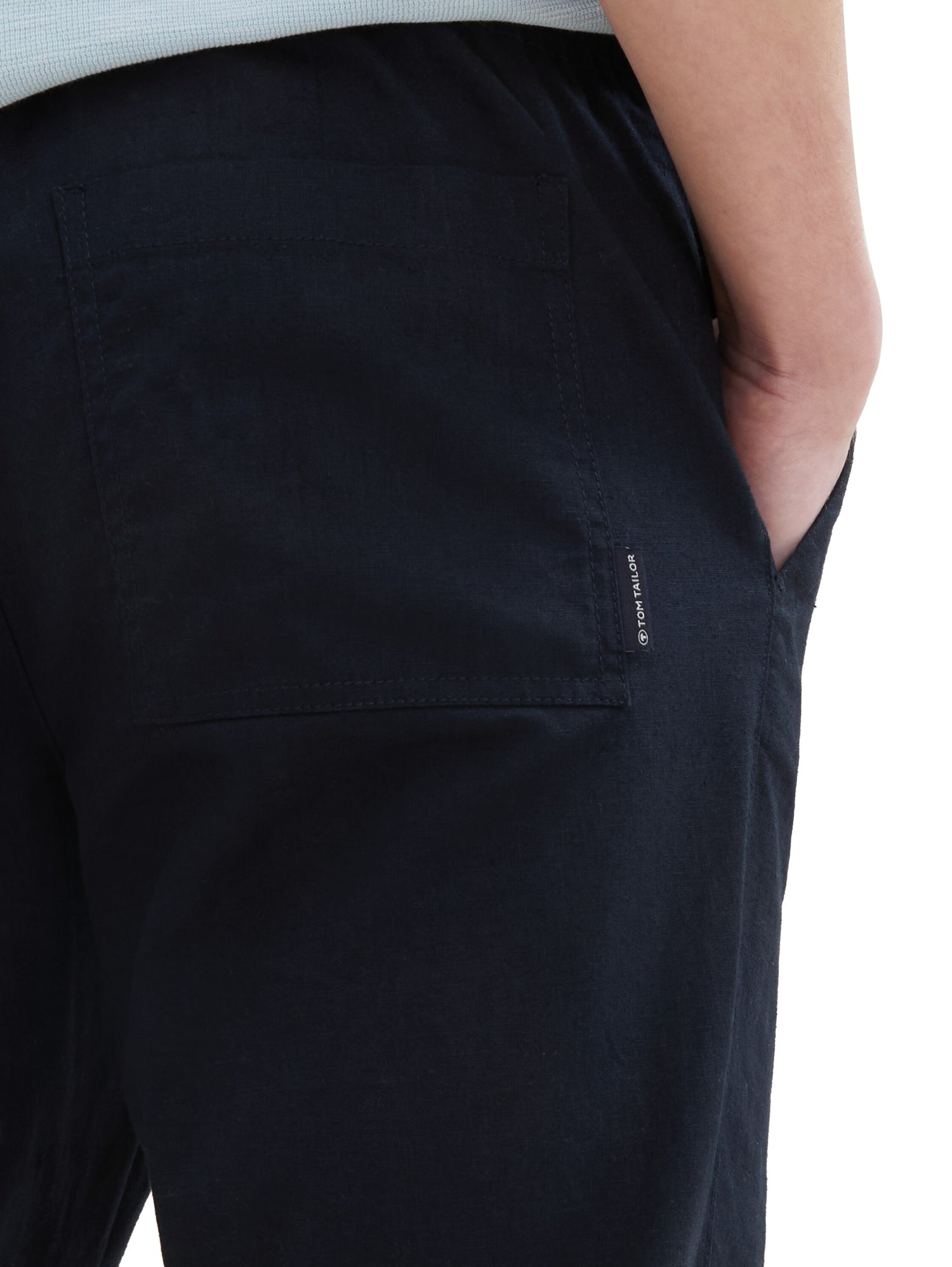 Tom Tailor Denim Leinen Baumwollhose Herren Beige