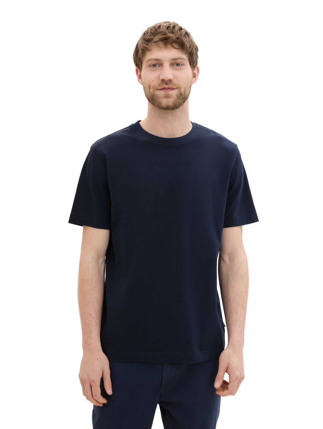 Tom Tailor Denim T-Shirt mit Piqué Struktur für Herren