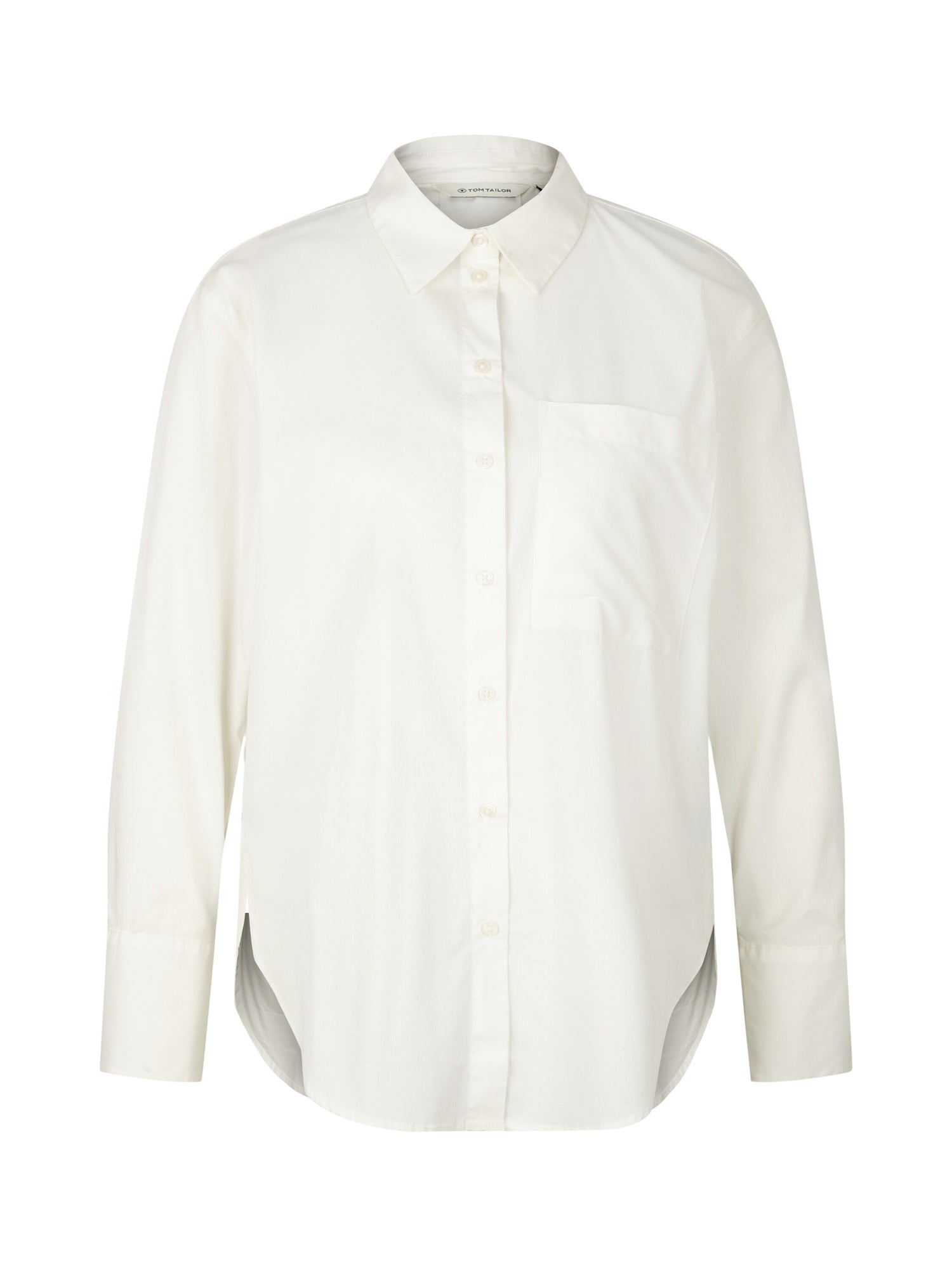 Bluse mit aufgesetzter Brusttasche