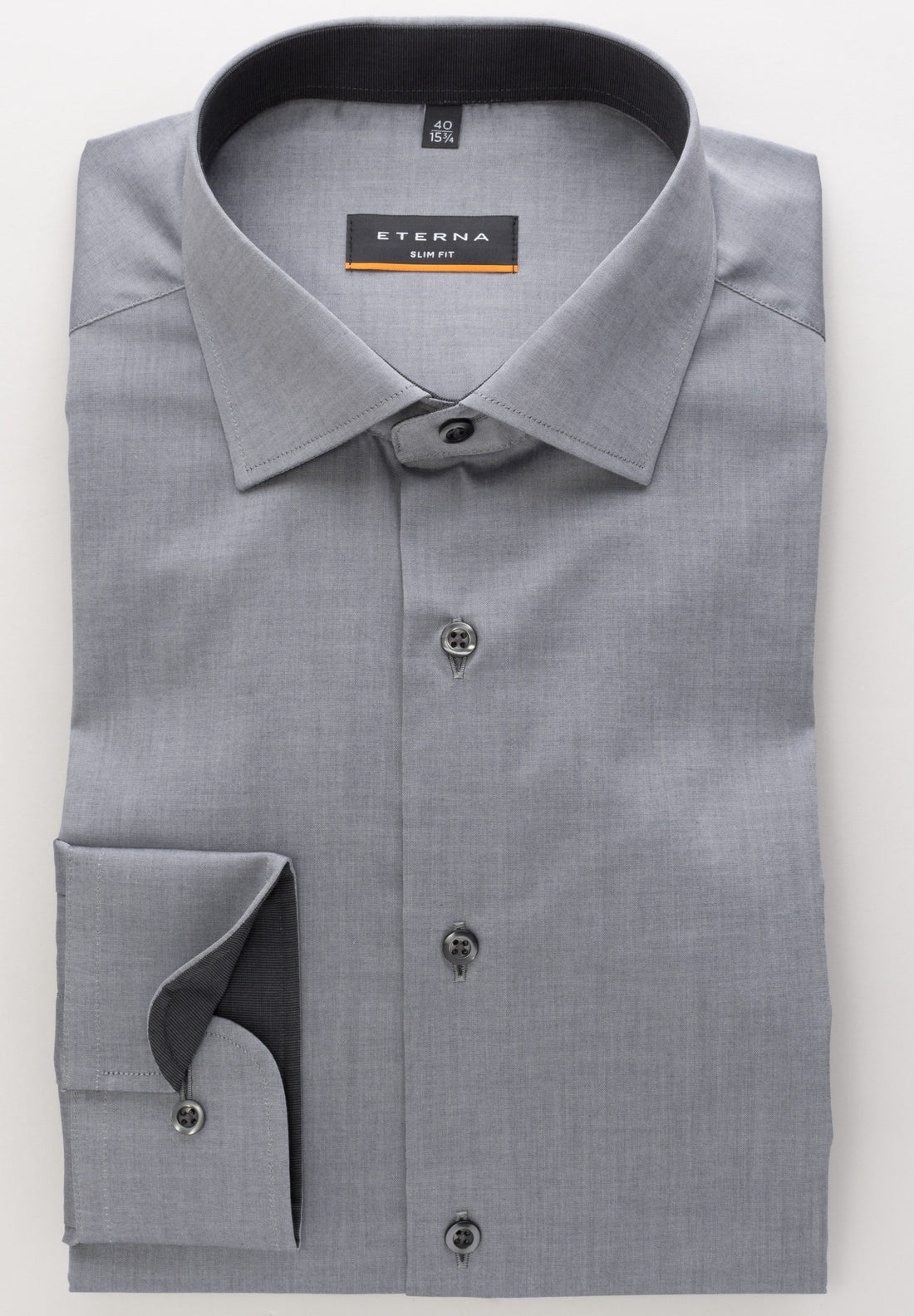 FashionX Stretch-Hemd Herren körperbetont Classic Kent-Kragen