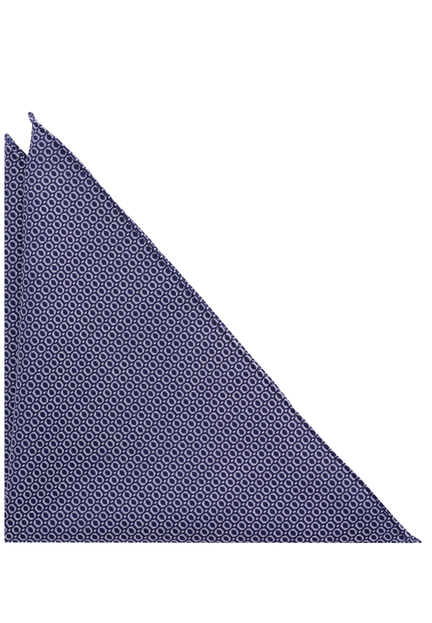 Fashionista Gemustertes Einstecktuch Herren Blau